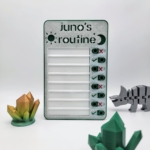 clear green routine light box square