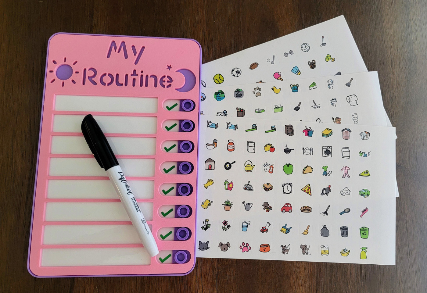 predesign chart set